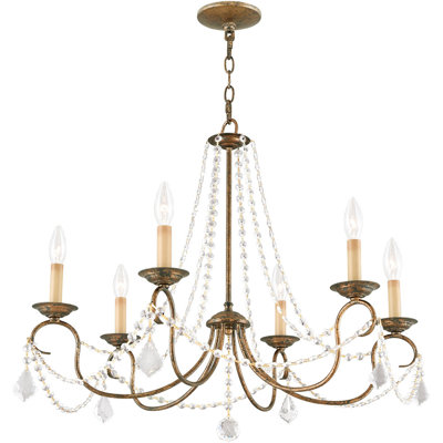 Jakendrick 6 - Light Candle Style Classic Chandelier -  Rosdorf Park, F6E8F6DABEF641C69228B8A37D4C9126