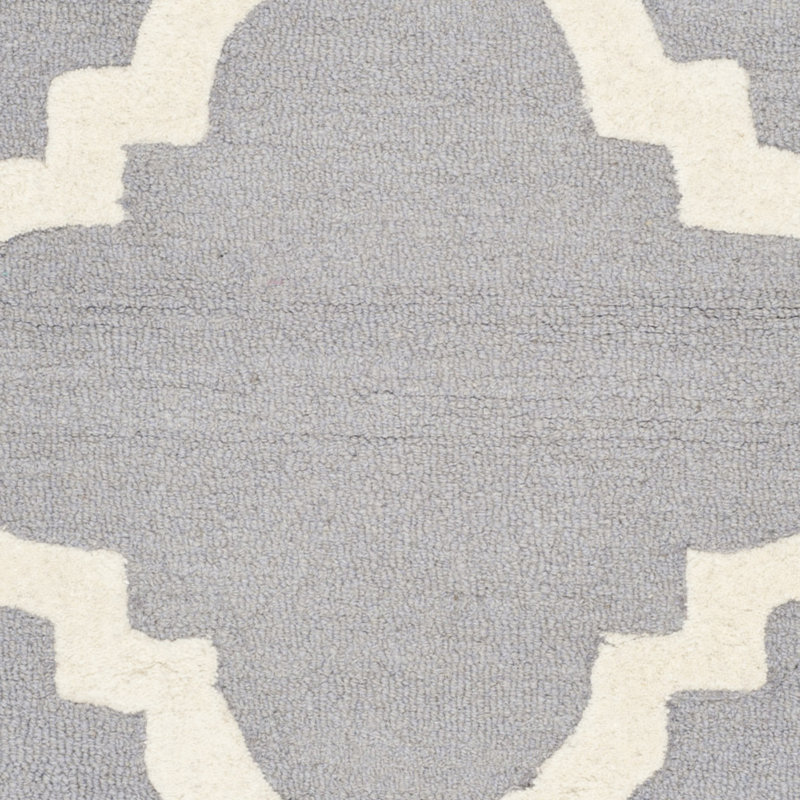 Cannen Hand Tufted Wool Geometric Rug, Runner 2'6" x 10'