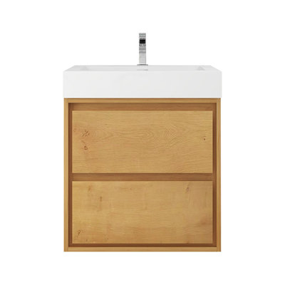 Azden 23.6'' Single Bathroom Vanity with Acrylic Top