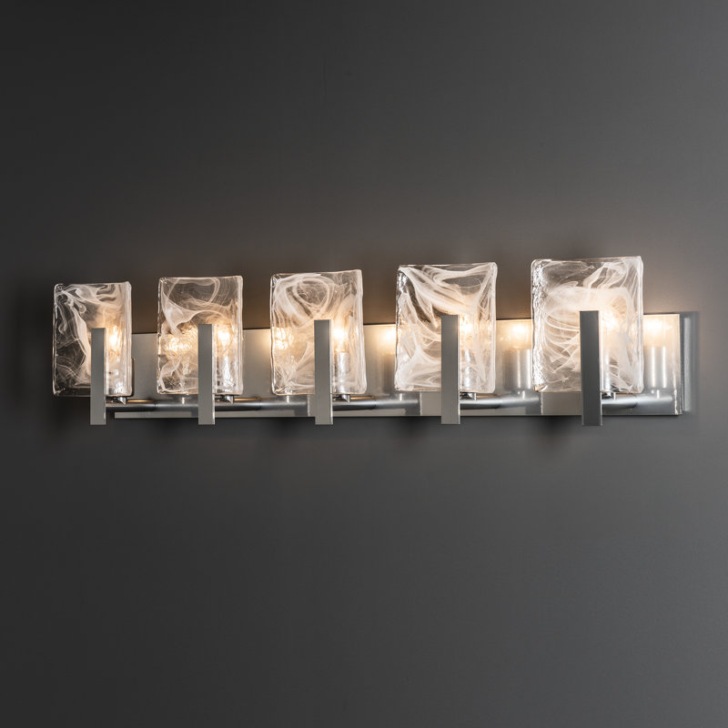 Arc 5 - Light Dimmable Bath Bar, Sterling