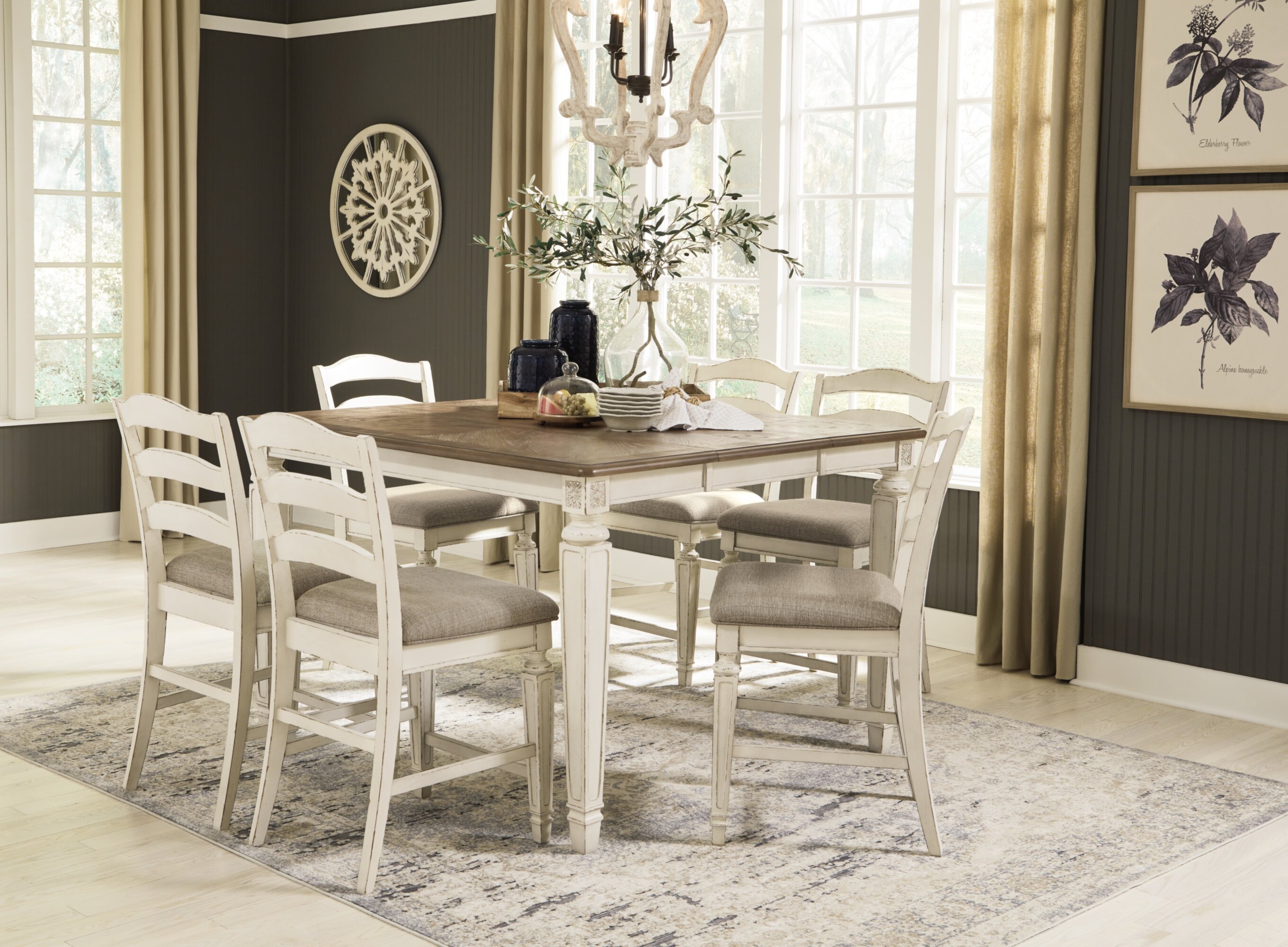 Pineville 7 piece dining set new arrivals