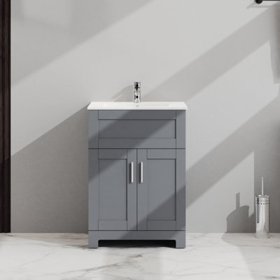 Armoire de buanderie 24 "pour lavabo de salle de bain