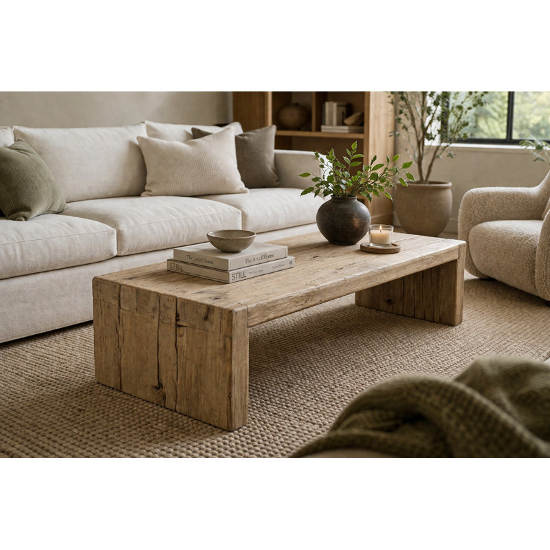 Approx.60 Inches Taranto Coffee Table Weathered Natural