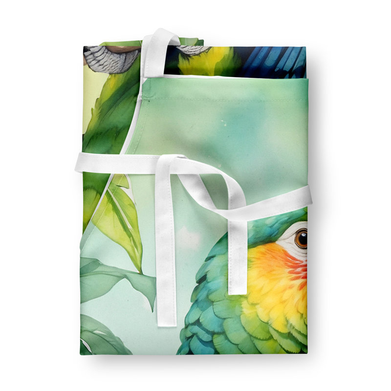 Apron, Blue Amazon Parrot