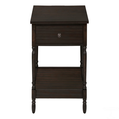 Table d'appoint, 2 niveaux, table de bout, table d'appoint, carré, table de chevet, lampe, placage, traditionnel