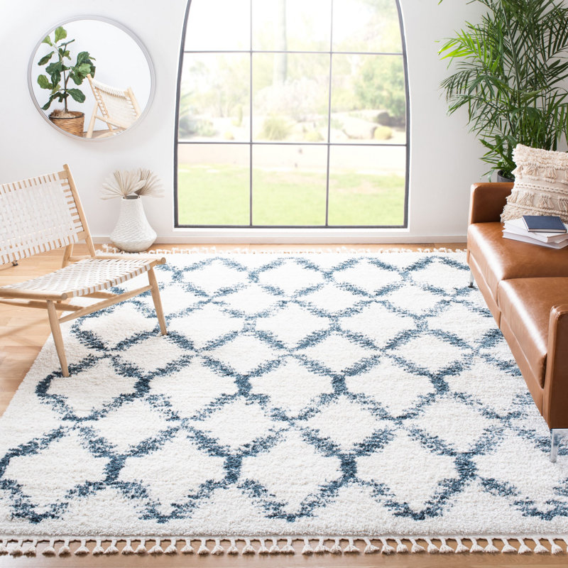Tapis à poils longs Triplett, Rectangle 8 pi x 10 pi