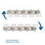 Éclairage pour salle de bain 5 lumières transitionnel-69937915