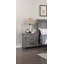 Contemporary Modern Look 1Pc Nightstand Storage Space Bedside Table Oak Veneer Bedroom Furniture