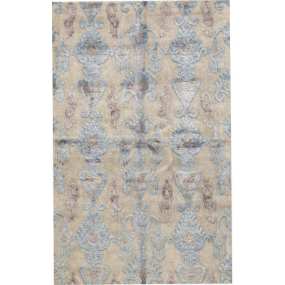 Damask Area Rug