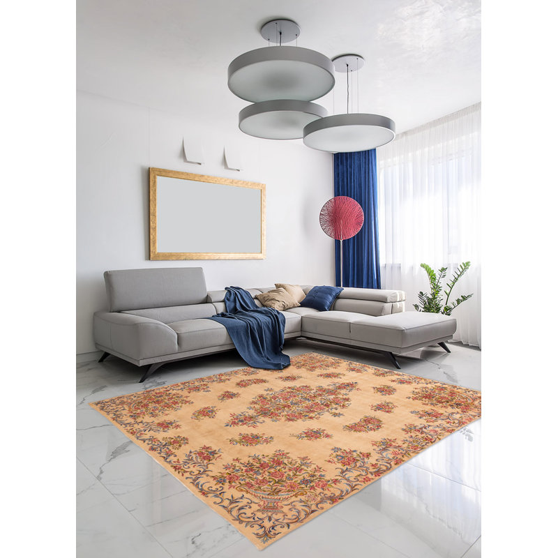 Tapis beige Antalya 9 pi 8 po x 12 pi 6 po