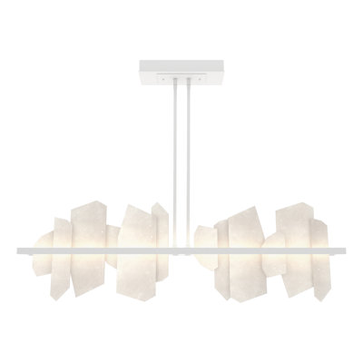 Volterra Linear LED Pendant - Ink - 51.9" - 63.9"