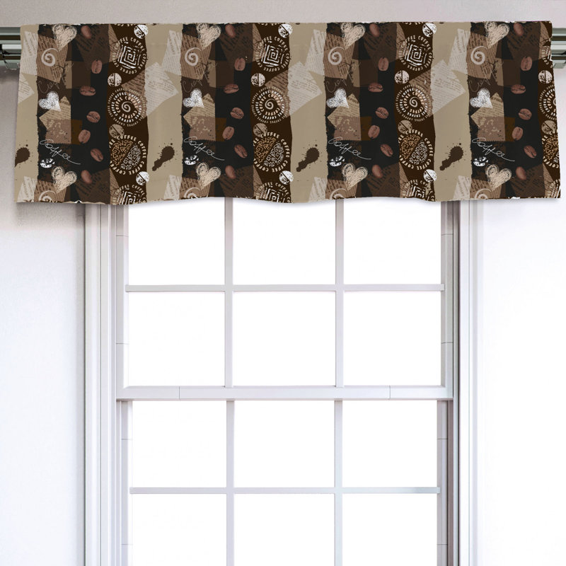 Sateen Ruffled Window Valance