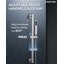 Robinet de douche thermostatique à DEL avec pomme de douche à haute pression 16 po avec musique Bluetooth-93811145