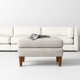 Clifford 32" Wide Rectangle Custom Standard Ottoman