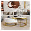 Table basse gigogne moderne avec tiroirs Modern