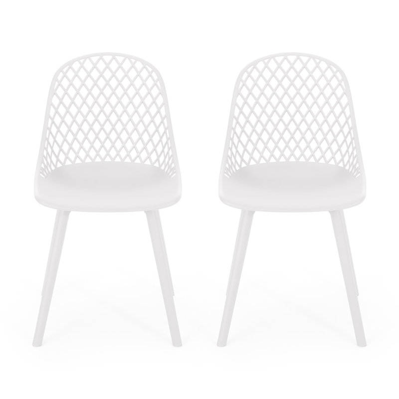 Mobilier d'extérieur en polypropylène blanc