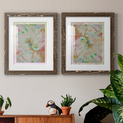 " Retro Palms I " 2 - Pieces