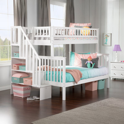 Ilariana Heavy Duty Kids Staircase Bunk Bed