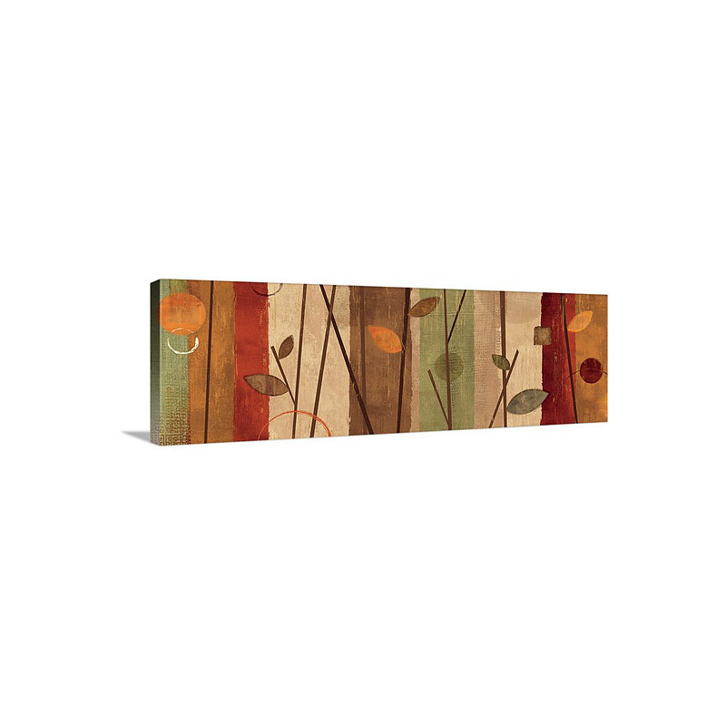 « modern forest natural » par veronique charron, impression, H 16 po x l 48 po x P 1,5 po, Toile