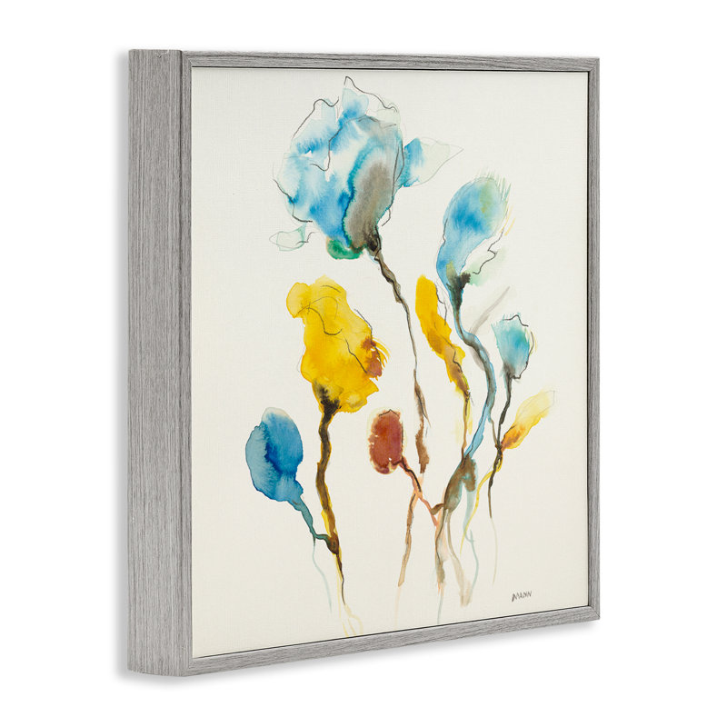 Art moderne de giclées à l'aquarelle moderne par Patti Mann, Estampe numérique Farmhouse, H 17 po x l 17 po