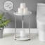 Table de bout ronde avec rangement Edwin-1842468438