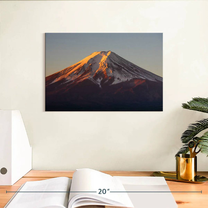 Alvord Mt Fuji Sunrise, H 8 po x l 12 po