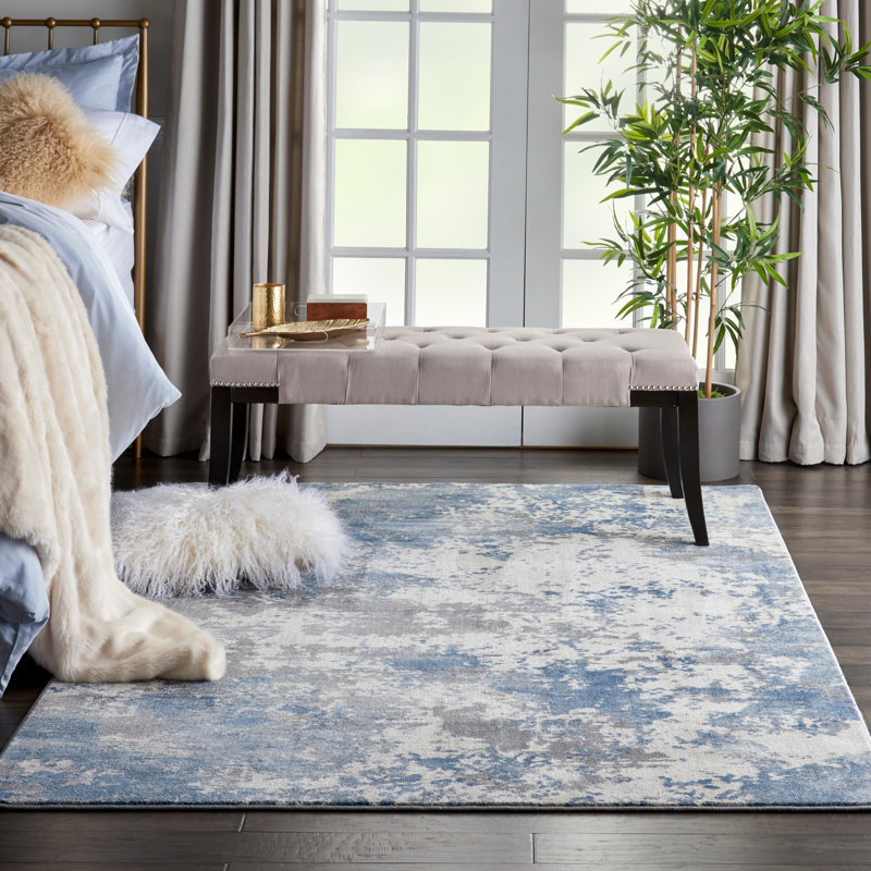 Round Ombre Area Rug, Round 160cm