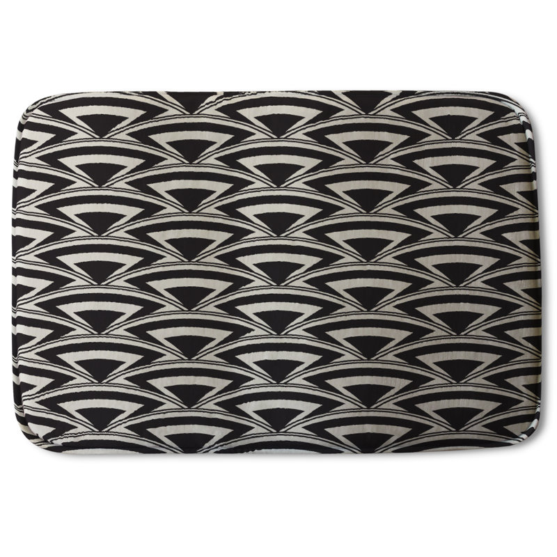 Ajeet Non-Slip Bath Rug, The Gatsby Fan