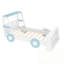 Lit voiture simple avec tablettes de rangement-1655679577