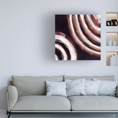 «Brown Abstract 1», reproduction sur toile tendue