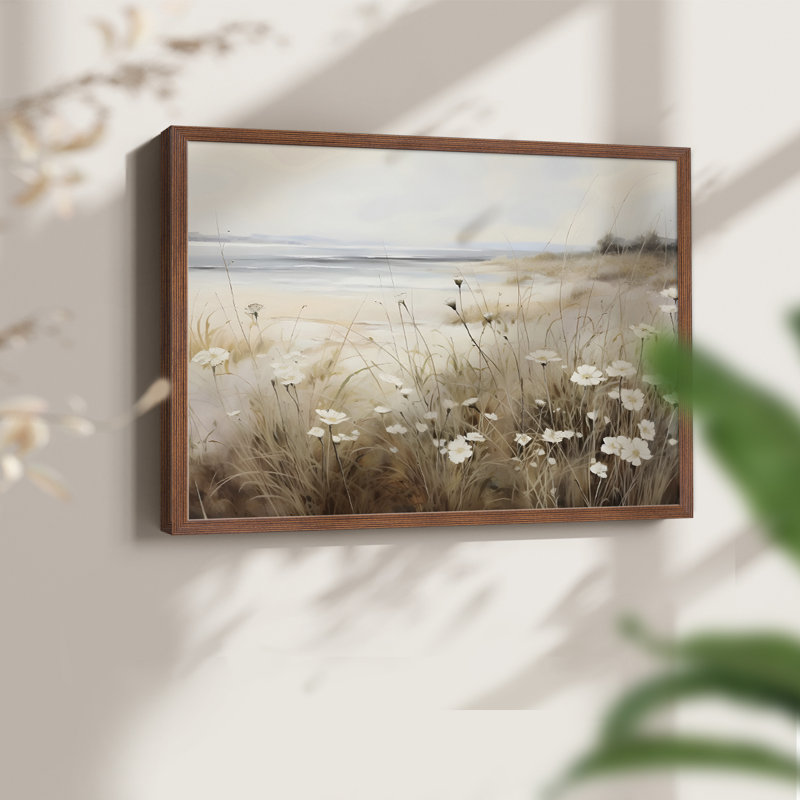 Paysages rétro-DCCCLVI-Reproduction encadrée - réversible, Noyer, H 11 po x l 14 po