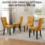 Ensemble de 4 chaises de salle à manger rembourrées Modern-829933132-829933126