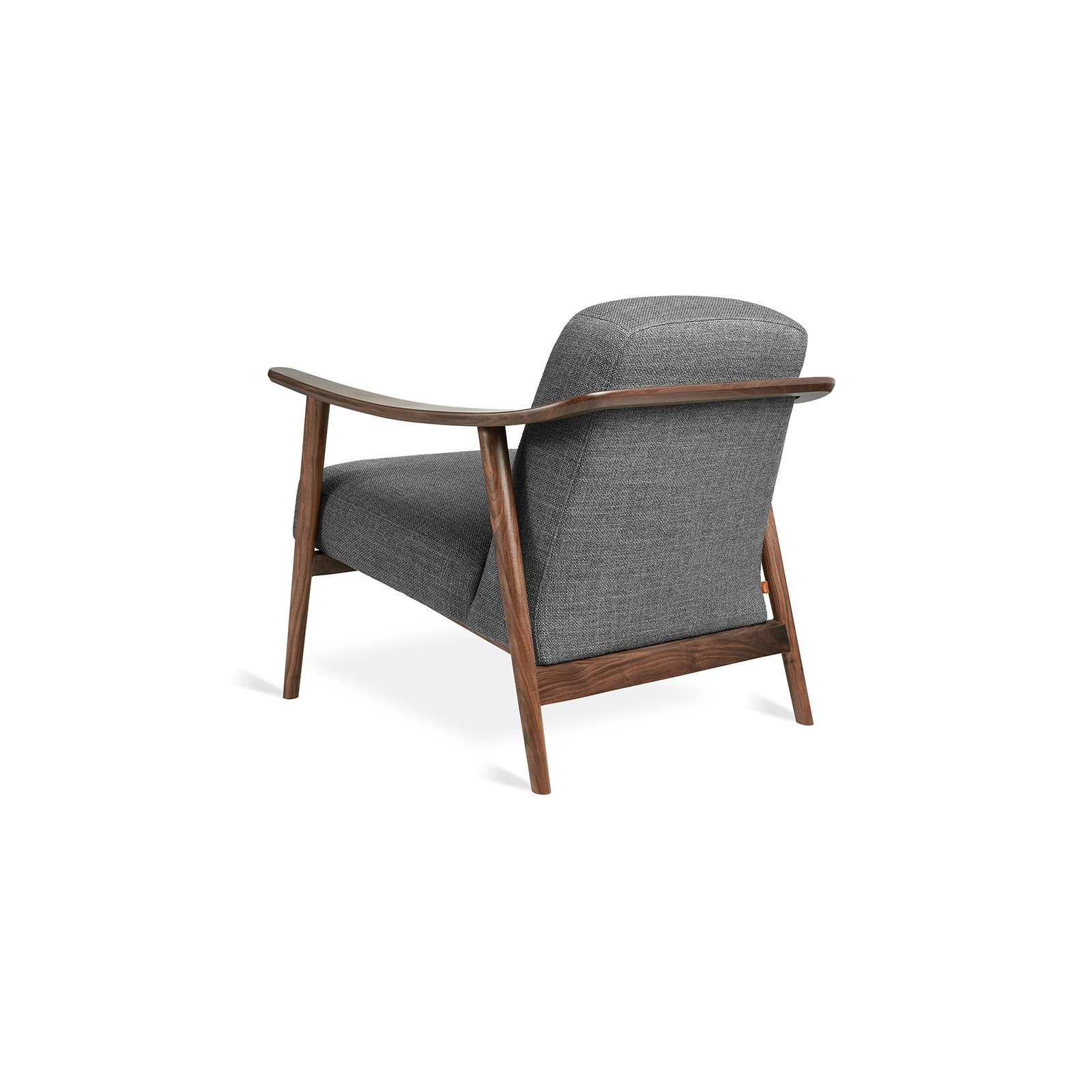 Baltic Chair, Walnut, Andorra Pewter Performance Basketweave
