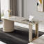 Bureau moderne en pierre frittée de style minimaliste-110846458