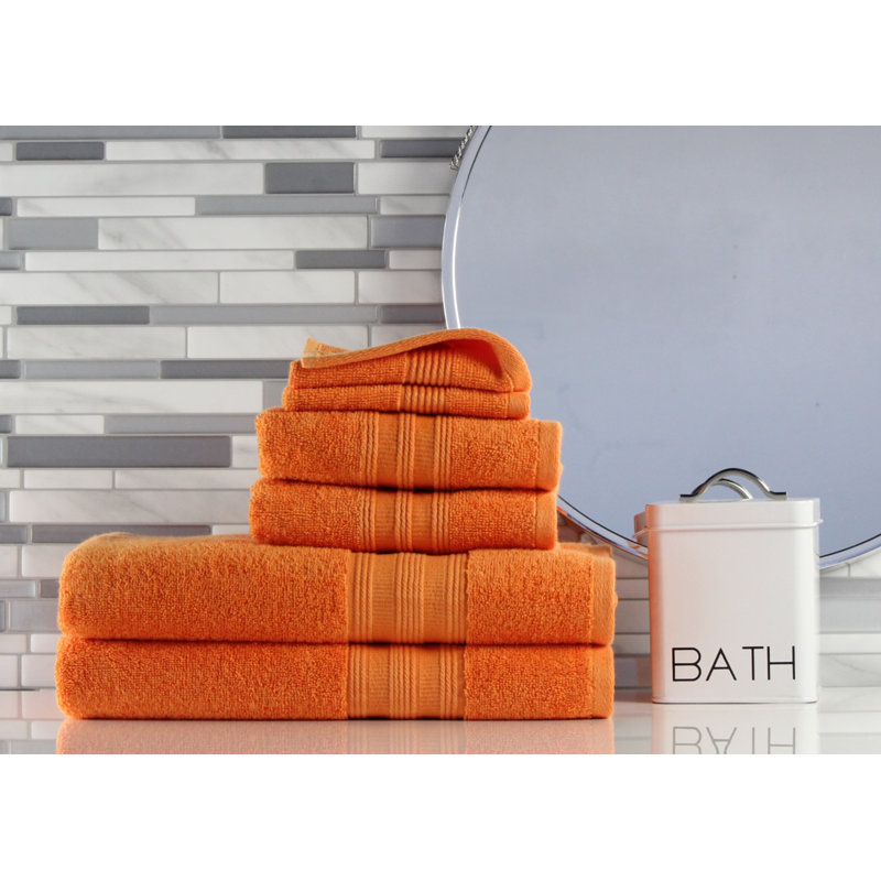 100% Cotton Midweight Mulit-Size Set, Orange