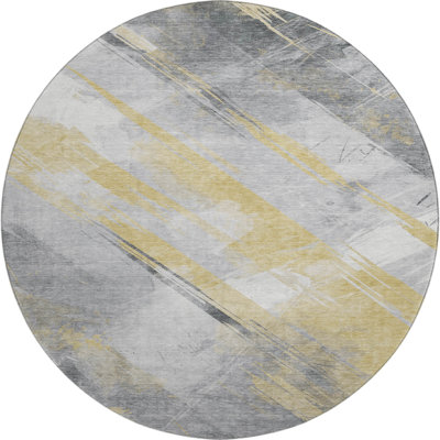 Premium Machine Washable Floyd AMF1535 Stripes Rug