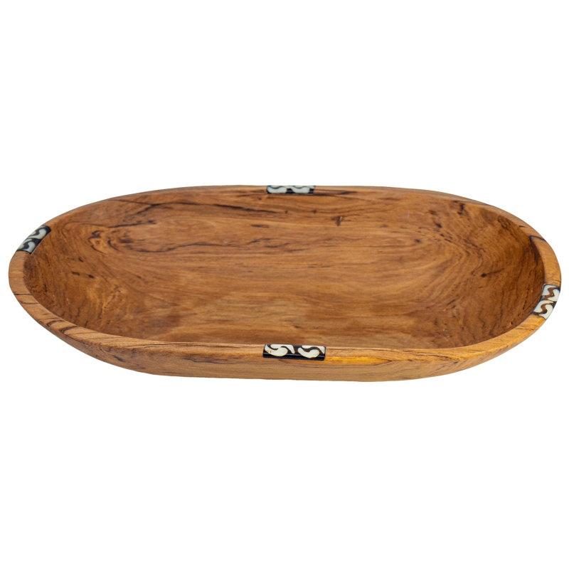 Loon Peak® Winston-Salem Wood Serving Bowl
