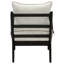 Skylar Solid Wood Dark Brown Accent Chair