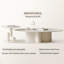Table moderne moderne simple à vent crème-125119440