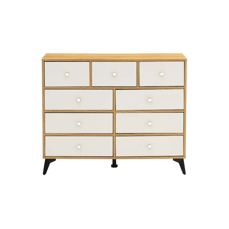 Commode 9 tiroirs, Bois