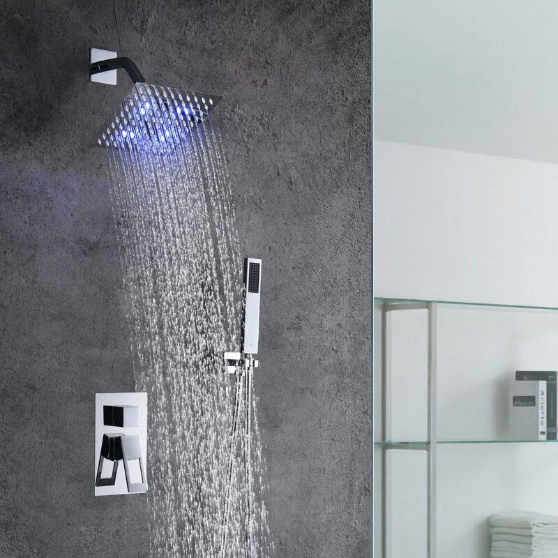 Sumerain Rain Dual Shower Head 1.8 GPM GPM & Reviews | Wayfair