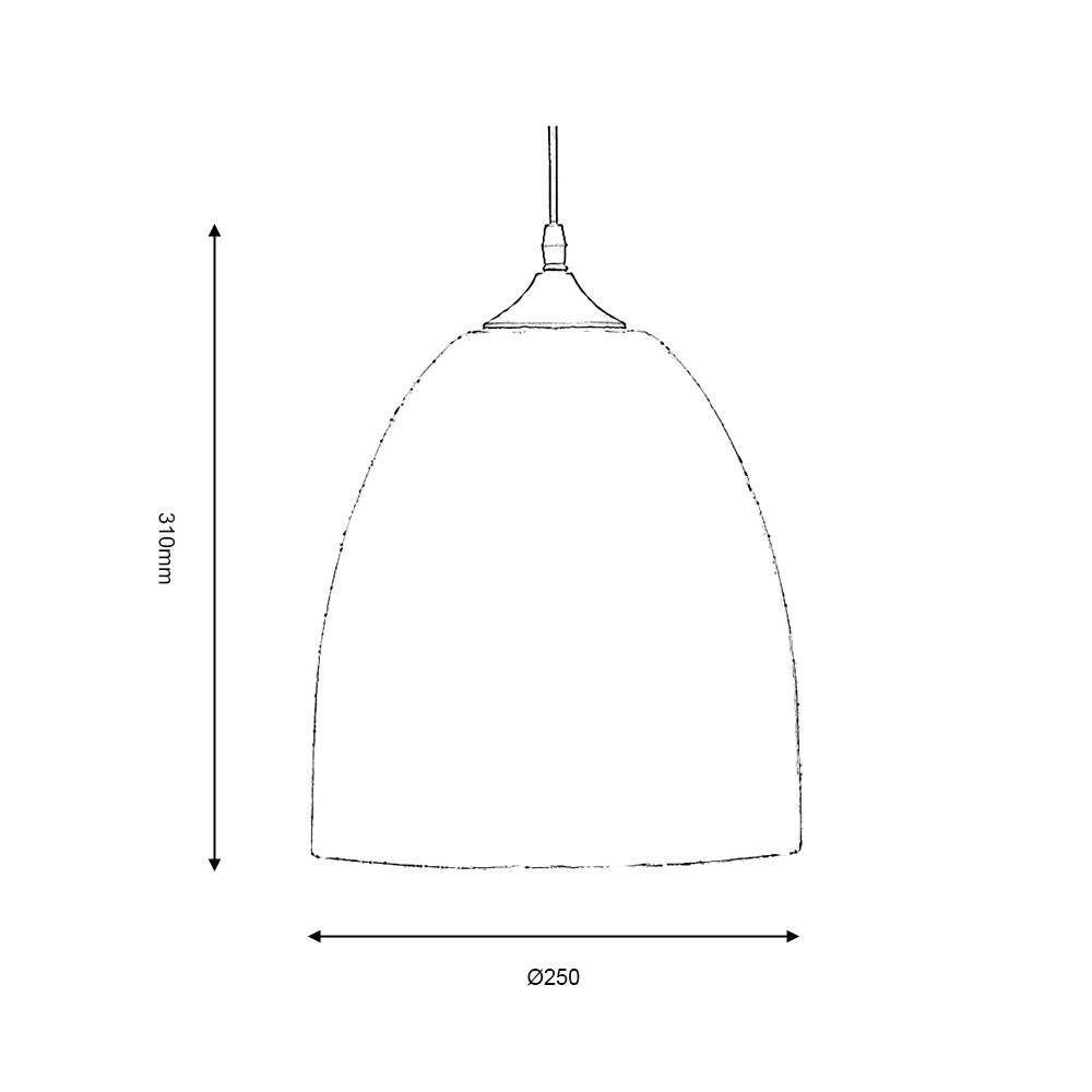 Elayiah 1 - Light Gold Single Pendant