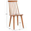 Chaise d'appoint en bois massif Rolde-753859112