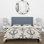 Blue Beige Nautical Anchor - Ensemble de housse de couette nautique
