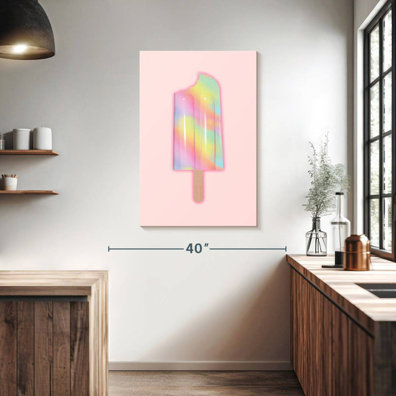 Yarlin Unicorn Popsicle, 39" H x 26" W