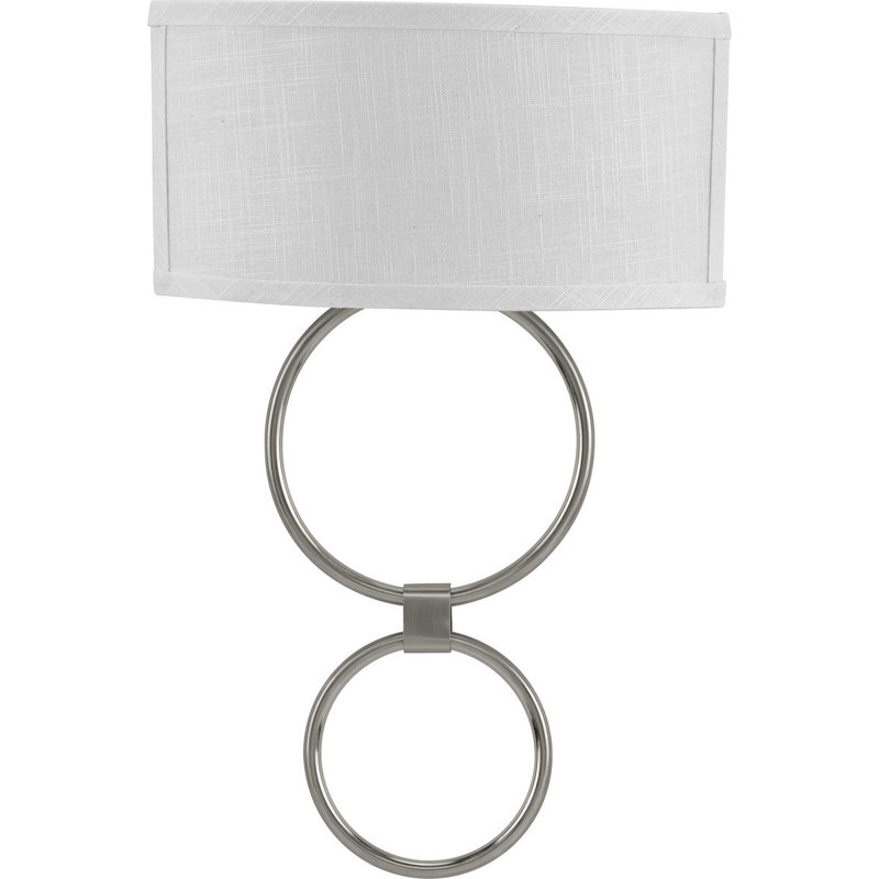 Hardcastle Flush Mounted Sconce, Brushed Nickel