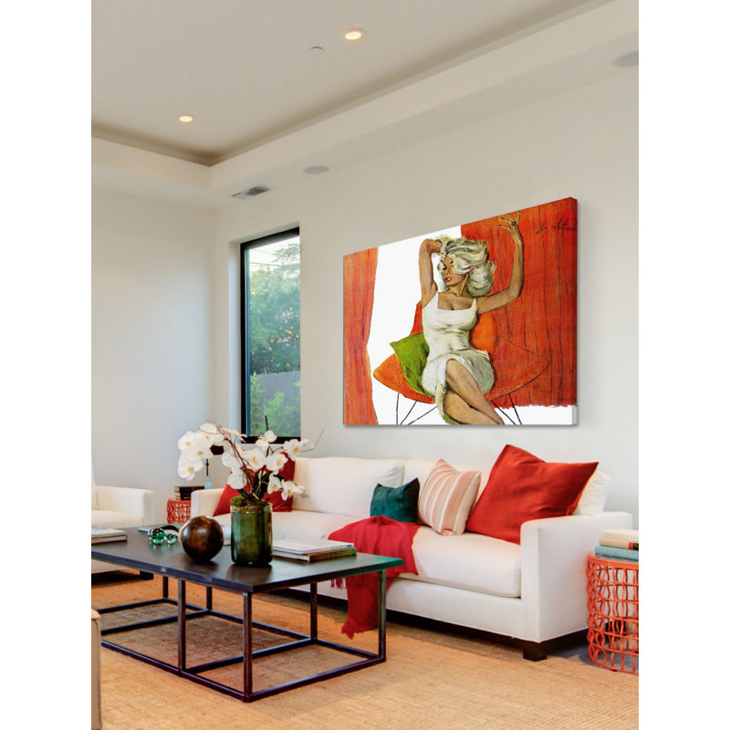 Mother Is a Movie Queen Canvas Print in Vibrant Colors
