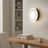 1-Light Modern Round LED Wall Sconce