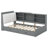 Wood  Platform Bed With Storage Headboard-1613879877