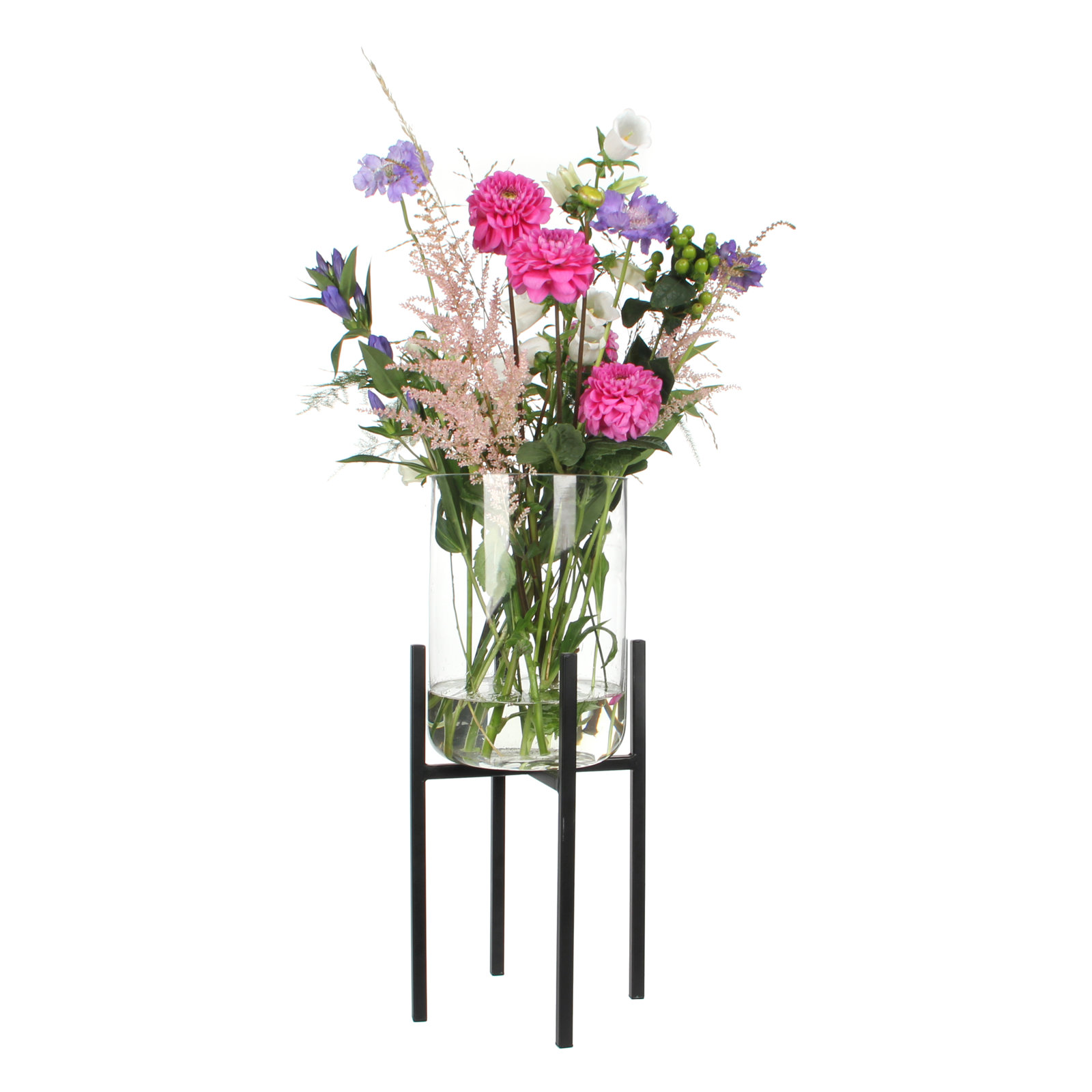 Edmon 6.3" Metal Plant Stand, 9.85" H x 6.5" W x 6.5" D